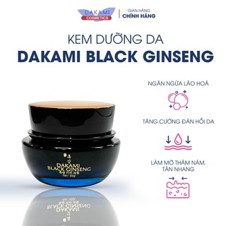 Kem dưỡng da Dakami Black Ginseng - Kem nám Sâm Đen Hàn Quốc hỗ trợ làm mờ thâm nám, tàn nhang, làm trắng da hộp 33g
