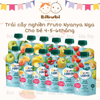   Date mới  Trái cây nghiền Fruto Nga 90g cho bé từ 4 tháng đủ vị - Bituti Shop 
