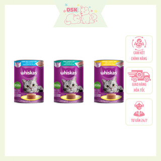 Pate Cho Mèo Trưởng Thành Whiskas Adult - Lon 400gr