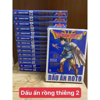 Sách - combo 15 cuốn dragon quest - dấu ấn roto