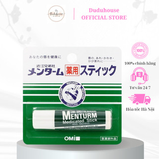 Son Dưỡng Môi Omi Brotherhood Menturm Medicated chống môi khô nứt nẻ Duduhouse