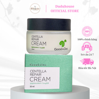 Kem Rau Má GoodnDoc Dưỡng Ẩm, Phục Hồi, Giảm Thâm Nám GoodnDoc Centella Repair Cream 50ml Duduhouse