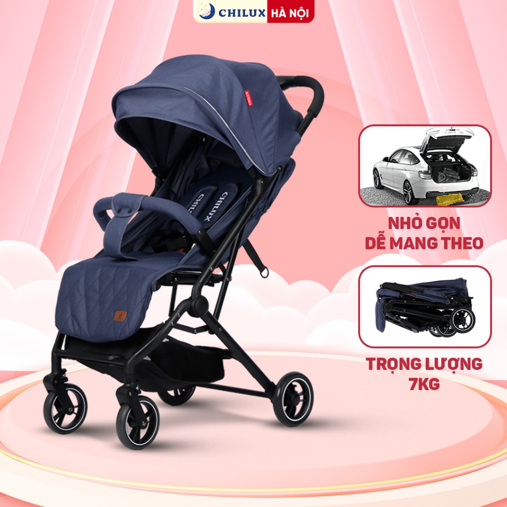 Xe đẩy gấp gọn cho bé Chilux M02 - Thiết kế khoa học, Tính năng vượt trội