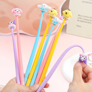 Bút Đầu Nghiêng Hình Sanrio Đáng Yêu Kuromi mymelody Pompom cinamorol mực đen