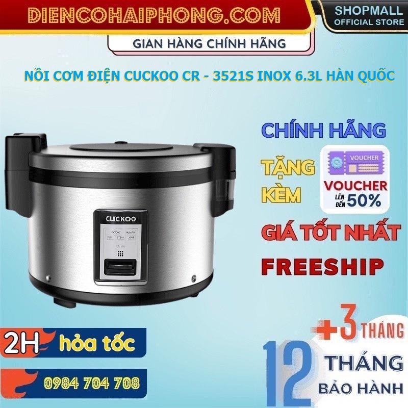 Nồi cơm điện Cukoo CR3521 dung tích 6.3L