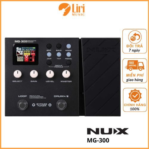 Phơ Guitar Điện Nux MG-300 Chính Hãng| Pedal Guitar Nux| HCM