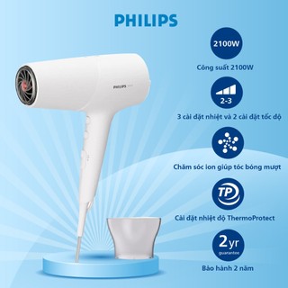 Máy sấy tóc philips bhd500 2100w, bảo hành 2 năm | hàng chính hãng