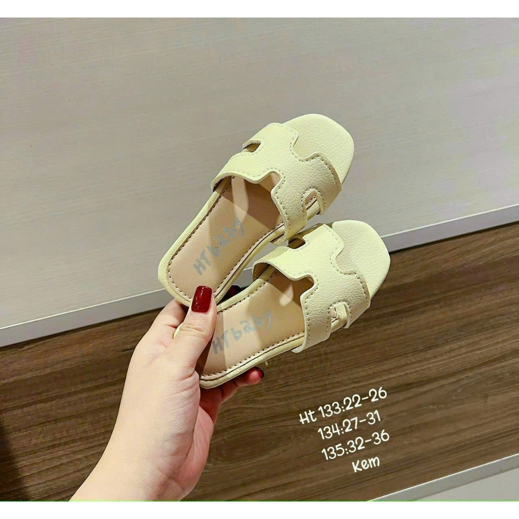 Dép Lê cho bé - Dép quai ngang siêu nhẹ kiểu dáng Hàn Quốc DE2303