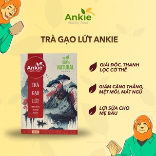 Trà Gạo Lứt Đông Trùng Hạ Thảo Hoa Cúc ANKIE Hỗ trợ ngủ ngon, giải nhiệt, thanh lọc cơ thể Hộp 20gói