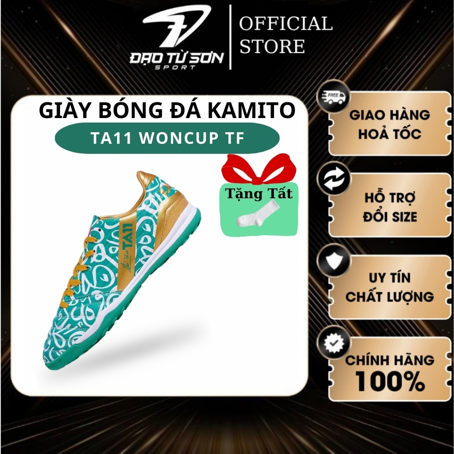 Giày đá bóng Kamito TA11 Woncup TF, giày đá banh sân cỏ nhân tạo, giày đá bóng nam chính hãng - Đạo Từ Sơn