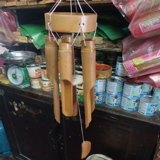 chuông gió tre thanh tròn