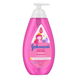 Dầu gội óng mượt cho bé gái Johnsons Active Kids Shiny Drops Shampoo 500ml
