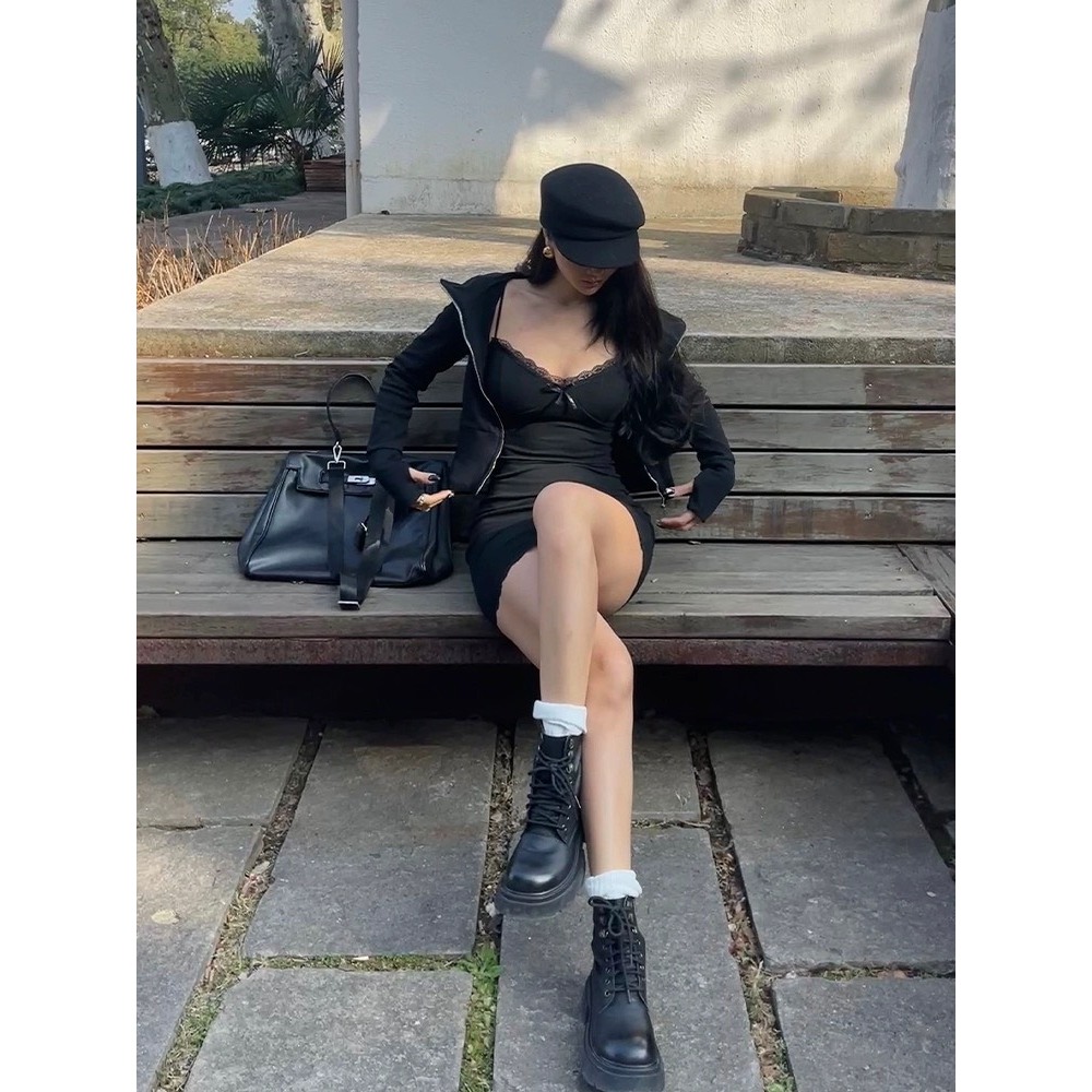 Đầm Maxi SANJOLI Váy Body Chất Thun Co Dãn Tăm phối ren Đi Chơi Dự Tiệc Màu Đen Xanh NEW7 | BigBuy360 - bigbuy360.vn