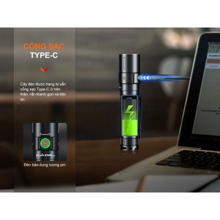 Đèn pin FENIX E28R V2.0 (1700 Lumens) chiếu xa 273 mét
