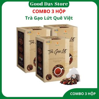  Trà gạo lứt Quê Việt thanh lọc gan, giải độc cơ thể ,ngủ ngon nguyên liệu tự nhiên an toàn