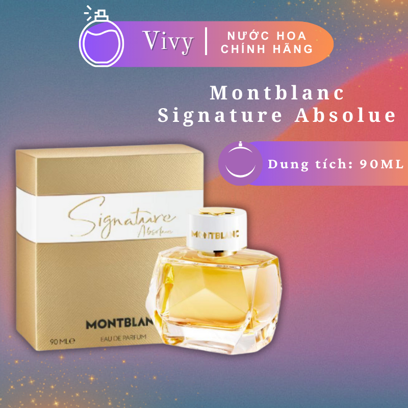 Nước Hoa Nữ Montblanc Signature Absolue EDP 90ml
