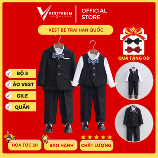 Vest bé trai , vest trẻ em hàn quốc - hot trend vte04