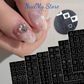 Sticker dán móng, sticker nail, miếng dán móng tay 3D nail sticker