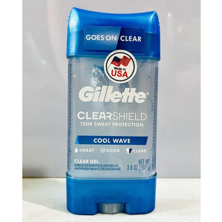 Gel Khử Mùi Gillette Cool Wave Clear Gel 107g