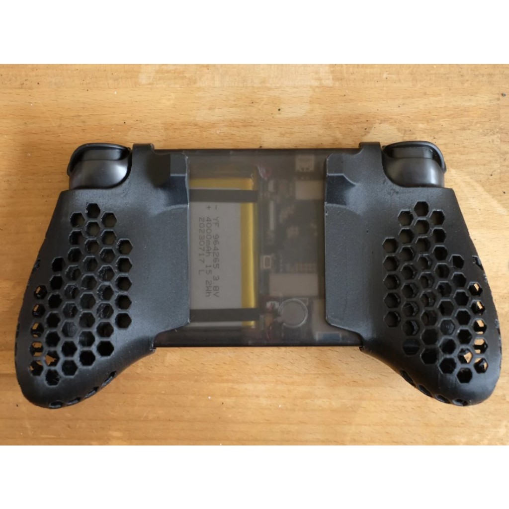 Grip cầm tay cho Retroid Pocket 2S dạng công thái học chơi game lâu không bị mỏi tay, in 3d chất lượ