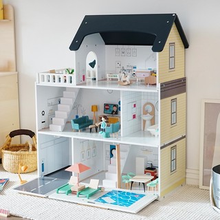 Trẻ Em DIY Tháo Lắp Và Lắp Ráp Nhà Búp Bê Mô Phỏng Phòng Công Chúa Kích Thước Lớn Biệt Thự Nhà Chơi Bộ Phòng Ngủ Quà Tặn