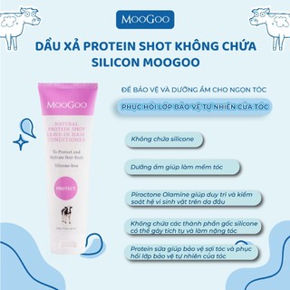 Dầu xả tóc Moogoo thuần chay tự nhiên phục hồi và dưỡng ẩm cho tóc