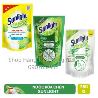 Nước rửa chén Sunlight 750gr (Túi)