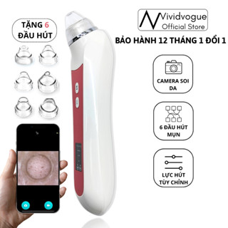 [BH 12 tháng] Máy hút mụn tích hợp camera soi da cao cấp, máy hút mụn chuyên dụng Spa cao cấp