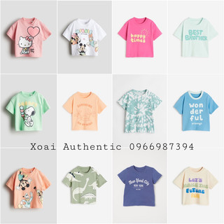 Áo phông cộc tay cho bé HM auth