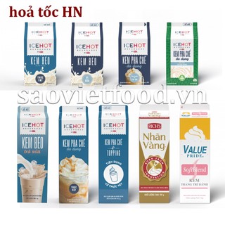 Kem pha chế, làm bánh RICH và ICEHOT đủ loại