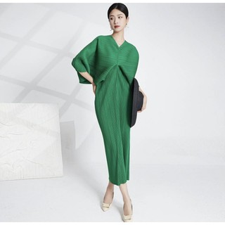Váy dập li rúm ngực sang chảnh