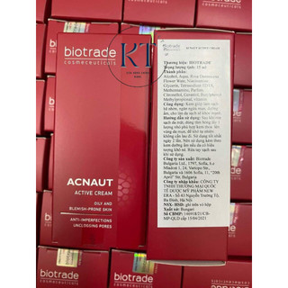 ( 15ml) Kem Chấm Mụn - BIOTRADE ACNAUT ACTIVE CREAM