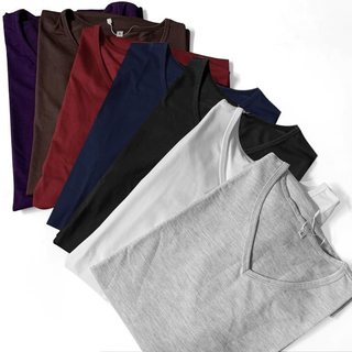 Áo thun nam tay dài cổ tim KING áo phông body vải cotton mịn mát co giãn giữ nhiệt thấm hút tốt giá rẻ big size [W02]