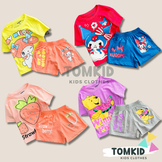 Đồ bộ cho bé gái set đồ bé gái chất cotton xuất dư chính phẩm loại 1 dày dặn không nhão vải 10-40kg Tomkids