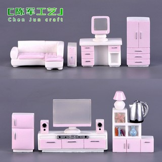 Tiểu cảnh mô hình Đồ dùng gia đình, mô hình trang trí tiểu cảnh, sen đá, terrarium