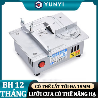Yunyi máy cưa bàn trượt mini 96w máy cưa bàn mini đa năng 220v máy cưa bàn trượt đa năng cho hộ gia đình diy