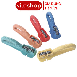 Dụng cụ mài dao kéo, đá mài dao thái, dao chặt đa năng an toàn tiện lợi