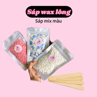 Túi 100gr sáp wax lông, sáp dừa mix màu ngẫu nhiên