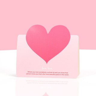 Thiệp quà tặng in hình trái tim đáng yêu, tặng người yêu, tặng mẹ, tặng bạn, Valentine 14/2, phụ nữ 8/3, cô giáo 20/11