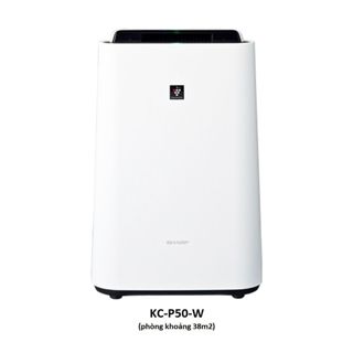 Máy lọc không khí SHARP KC-P50-W bù ẩm, tạo ion  phòng 38m2 Model 2023