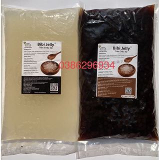 Trân châu 3q bibi jelly đen trắng túi 2kg