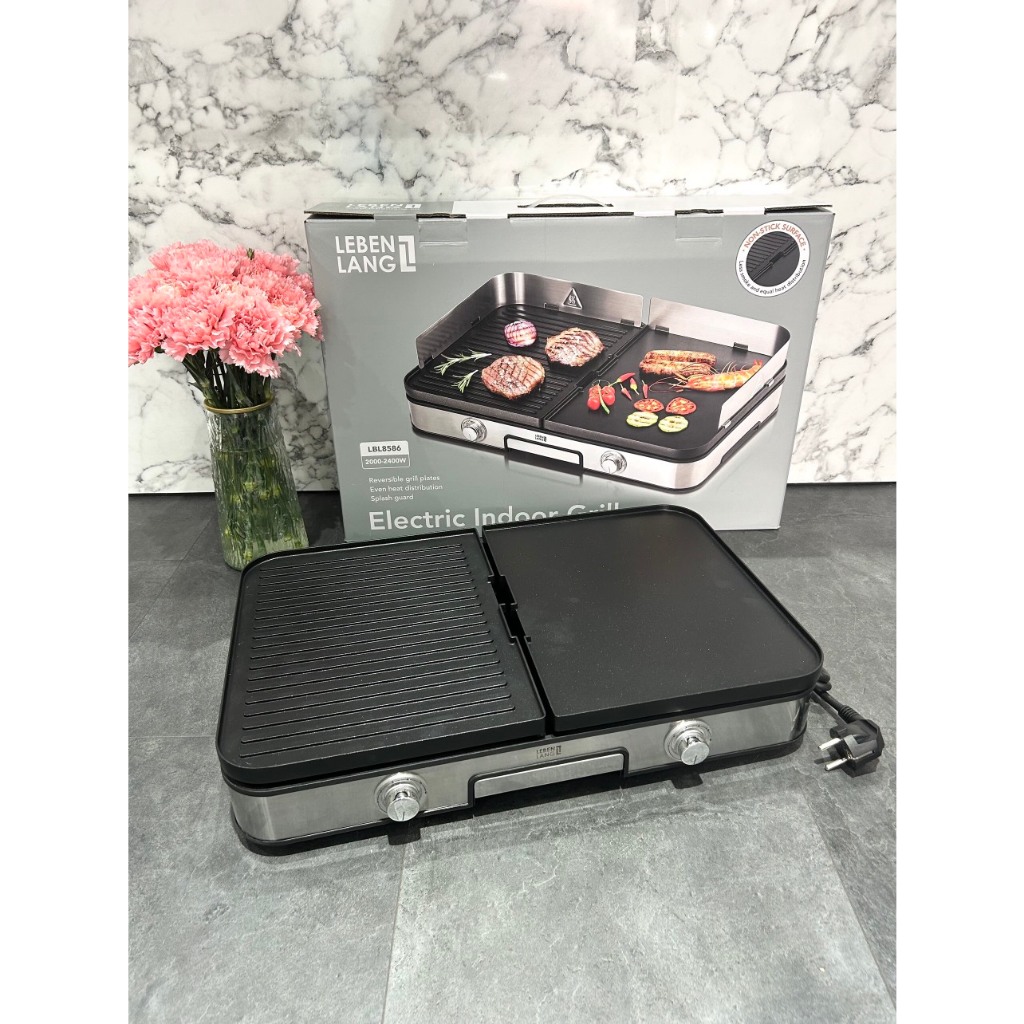 Bếp nướng điện không khói cao cấp Lebenlang LBL8586, công suất 2200w - 6 mức nhiệt. An toàn khi sử dụng , bh 24 tháng