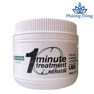 Ủ tóc alphatra classic 1 minute keratin treatment 500ml