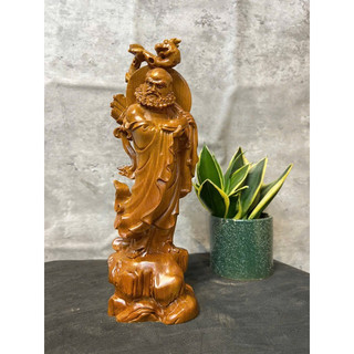 Tượng đạt ma sư tổ gỗ bách xanh