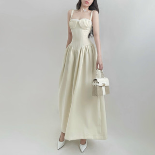 [HÀNG SẴN] Đầm maxi cúp ngực