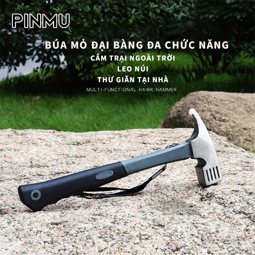 Búa đóng đinh PINMU Búa thép 2 đầu có thể Đóng Đinh, Nhổ Đinh Dễ Dàng, Tiện Dụng