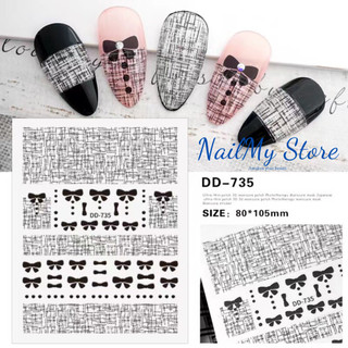 Sticker dán móng, sticker nail, miếng dán móng tay 3D nail sticker