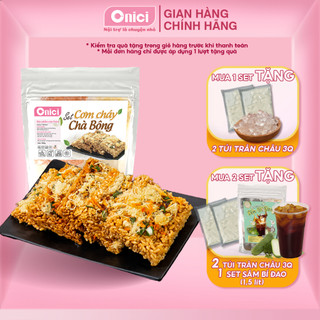Set cơm cháy chà bông tự làm Bếp Của Mẹ ONICI nguyên liệu nấu 15 miếng lớn