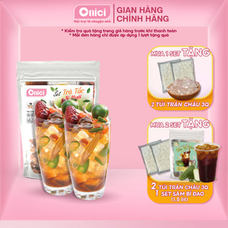 Trà tắc xí muội Bếp Của Mẹ Onici set nguyên liệu trà tắc thảo mộc xí muội thành phẩm 20 ly