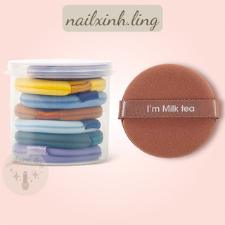 Bông mút tán kem nền cushion mềm mịn không hút phấn - hộp mút nén trang điểm đánh che khuyết điểm